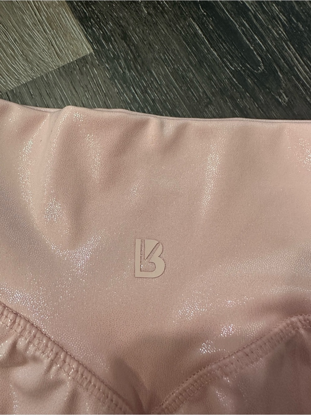 Buff Bunny Womens Legacy Sparkle Pink Micro Shorts Xtra Small Biker Gym Short - Picture 3 of 4